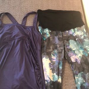 Maternity workout outfit by Isabel Maternity